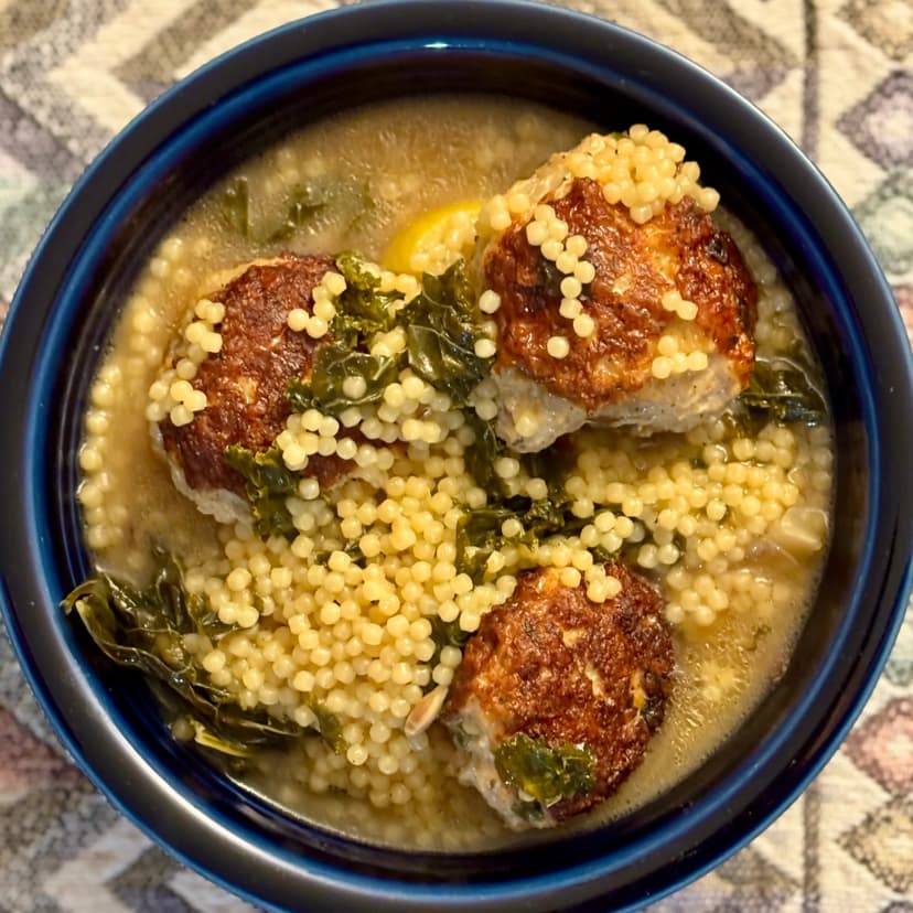 Chicken Meatballs & Kale cover image